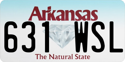 AR license plate 631WSL