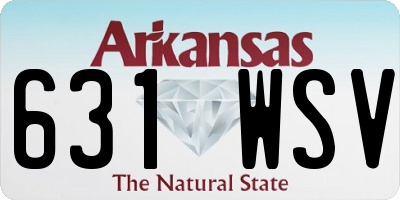 AR license plate 631WSV