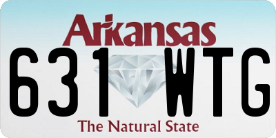 AR license plate 631WTG