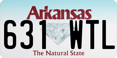 AR license plate 631WTL