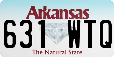 AR license plate 631WTQ