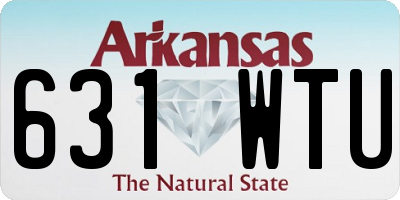 AR license plate 631WTU