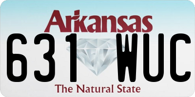 AR license plate 631WUC