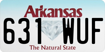 AR license plate 631WUF