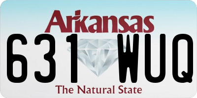 AR license plate 631WUQ