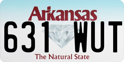 AR license plate 631WUT