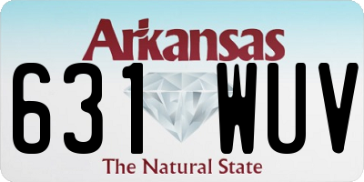 AR license plate 631WUV