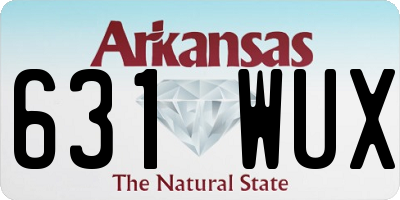 AR license plate 631WUX