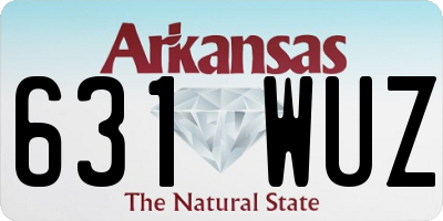AR license plate 631WUZ