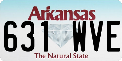 AR license plate 631WVE