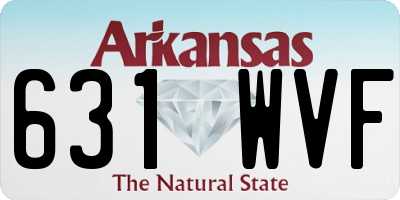 AR license plate 631WVF