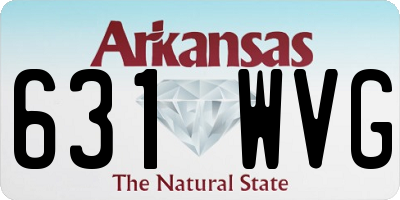 AR license plate 631WVG