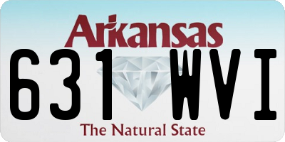 AR license plate 631WVI