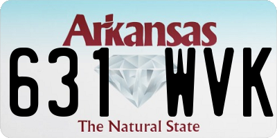 AR license plate 631WVK