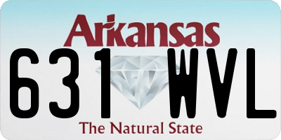 AR license plate 631WVL
