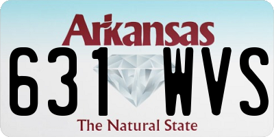 AR license plate 631WVS