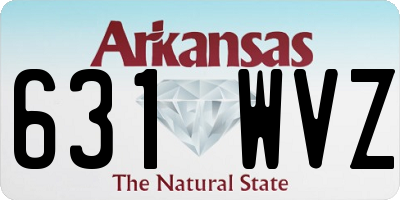 AR license plate 631WVZ