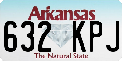 AR license plate 632KPJ