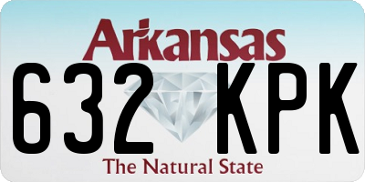 AR license plate 632KPK