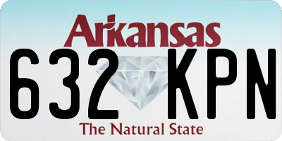 AR license plate 632KPN