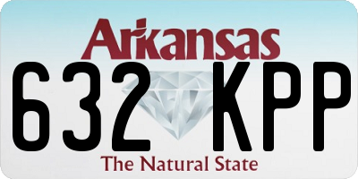 AR license plate 632KPP