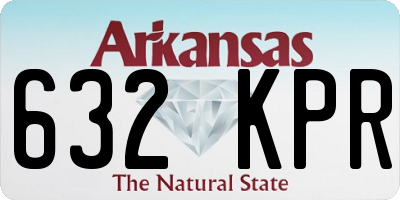 AR license plate 632KPR