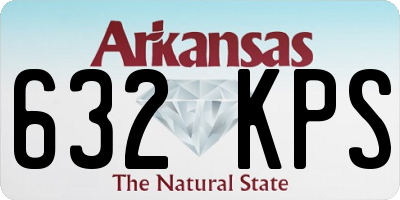 AR license plate 632KPS