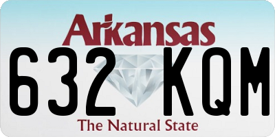 AR license plate 632KQM