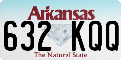 AR license plate 632KQQ