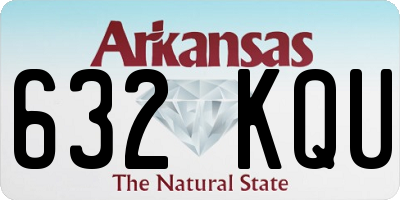 AR license plate 632KQU