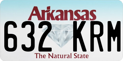 AR license plate 632KRM