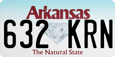 AR license plate 632KRN