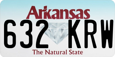 AR license plate 632KRW
