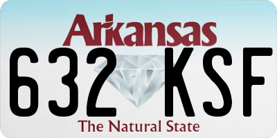 AR license plate 632KSF
