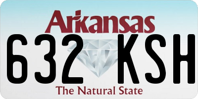 AR license plate 632KSH