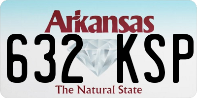 AR license plate 632KSP