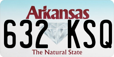 AR license plate 632KSQ