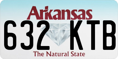 AR license plate 632KTB