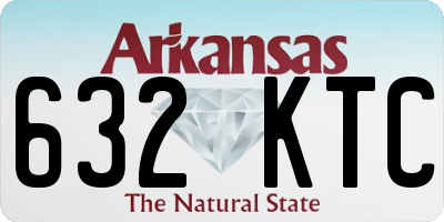 AR license plate 632KTC