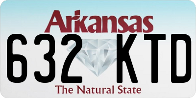AR license plate 632KTD