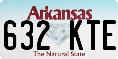 AR license plate 632KTE