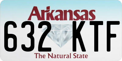 AR license plate 632KTF