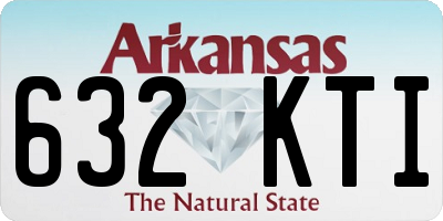AR license plate 632KTI