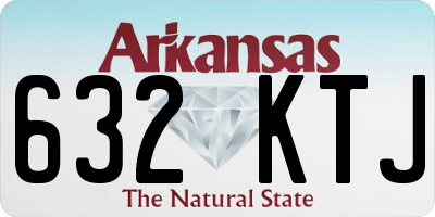 AR license plate 632KTJ
