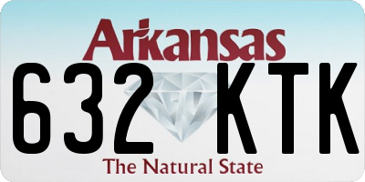 AR license plate 632KTK