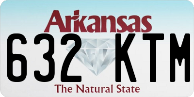 AR license plate 632KTM