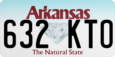 AR license plate 632KTO