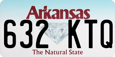 AR license plate 632KTQ