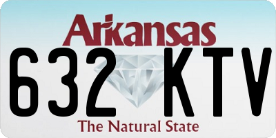 AR license plate 632KTV