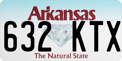 AR license plate 632KTX